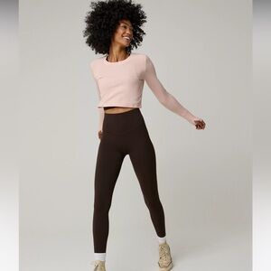 Offline by Aerie Real Me Xtra Brown Leggings 7/8 Length High Rise Size Medium